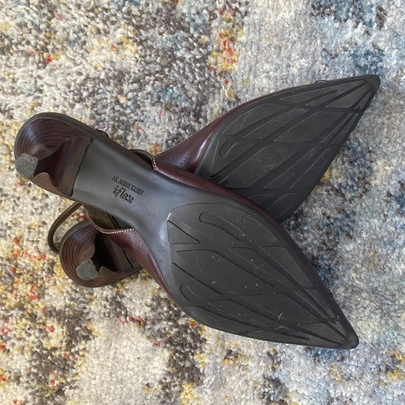 Anne Klein Like New Brown Slingbacks - Picture 7 of 8